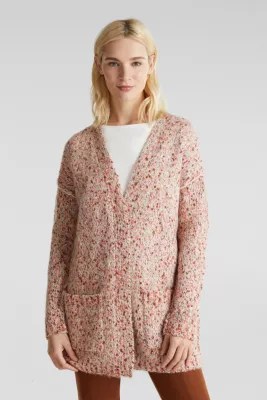 Esprit Met wol vest met noppenstructuur kopen in de online shop