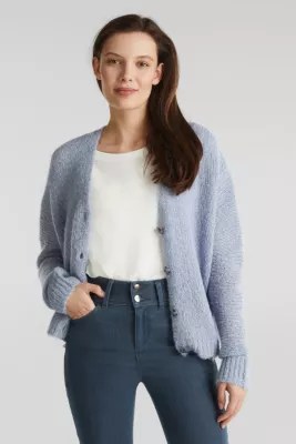 Esprit Mit Alpaka Cardigan im FledermausStil im Online Shop kaufen