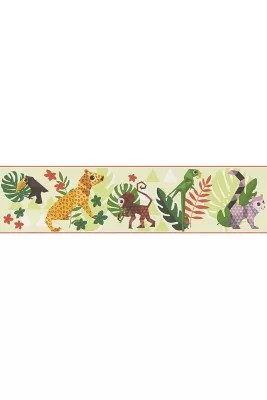 Esprit Jungle wallpaper border for kids at our Online Shop