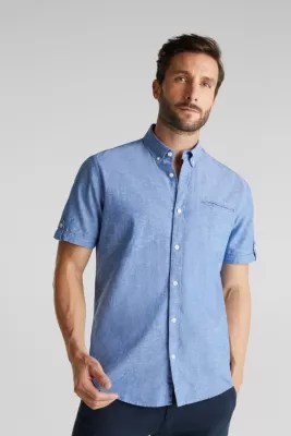 Esprit Mit Leinen KurzarmHemd im Online Shop kaufen