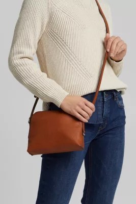 ESPRIT Vegan faux leather shoulder bag at our Online Shop