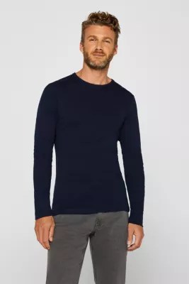Esprit Long sleeve jersey top in 100 cotton at our Online Shop