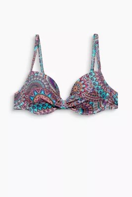 Esprit Padded underwire colourful bikini top at our Online Shop