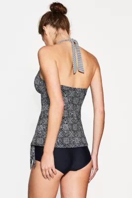 Esprit Padded long tankini top with ornament print at our Online Shop