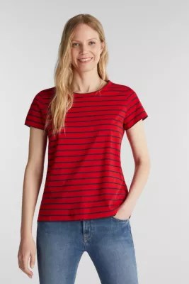 Esprit Shirt mit Streifen, 100 Baumwolle im Online Shop kaufen