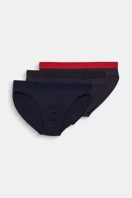 Esprit Stretch cotton briefs in a triple pack at our Online Shop