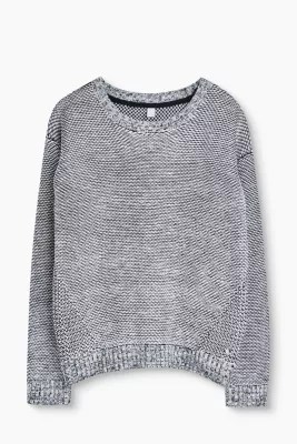 Esprit Jumper with twotone texture, cotton blend at our Online Shop