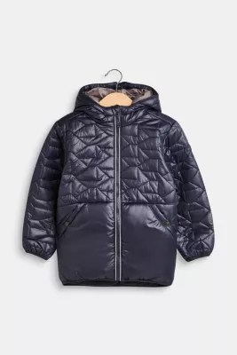 Esprit Padded quilted jacket with fleece lining at our Online Shop