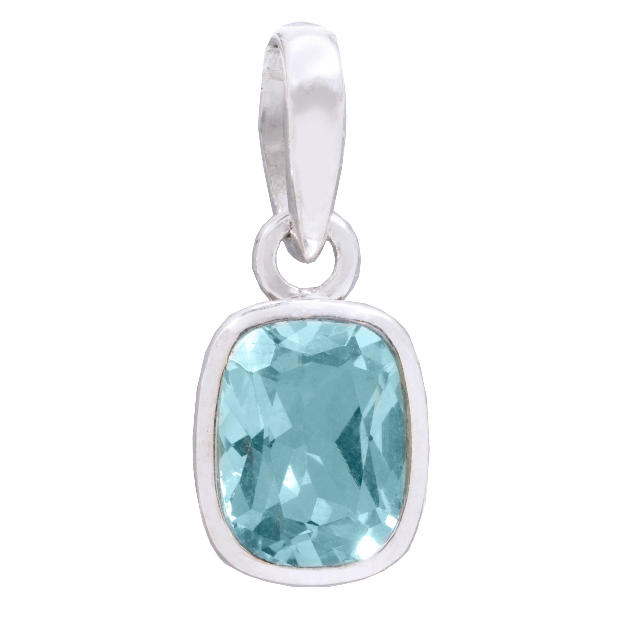 Blue Topaz Pristine Pendant Wholesale Fine Sterling Silver Jewelry