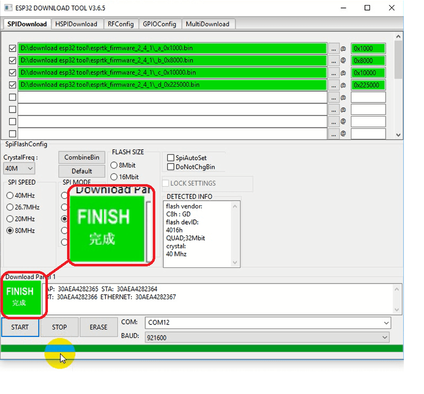Tutorial Flash .bin file to ESP32 using "Download Flash Tool