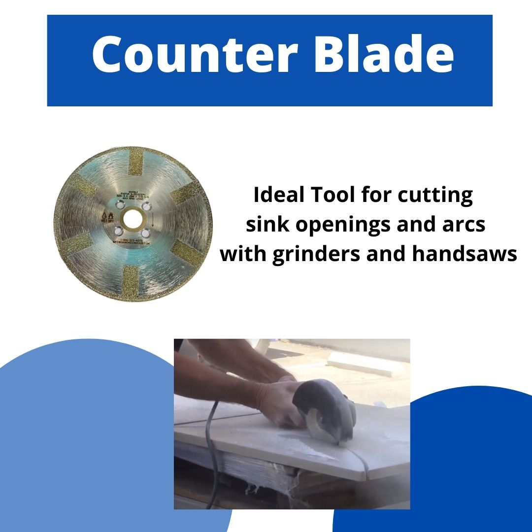 Demi Bullnose Profile kit for 2 CM Porcelain Pavers, Slabs, Tile, and Natural Stone, Dry use