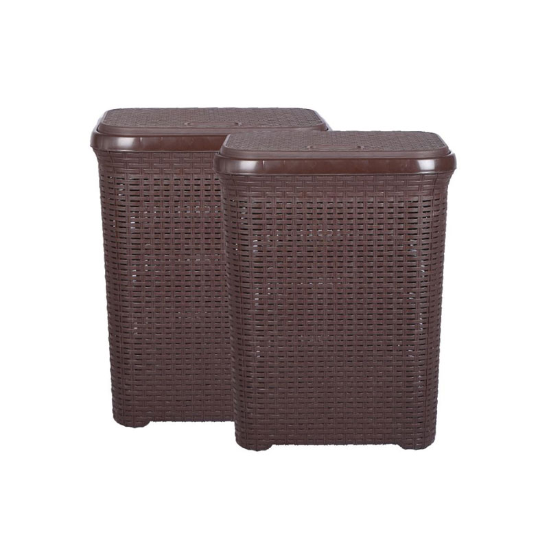 Laundry Basket Set of 2 Units Esquire Shopping