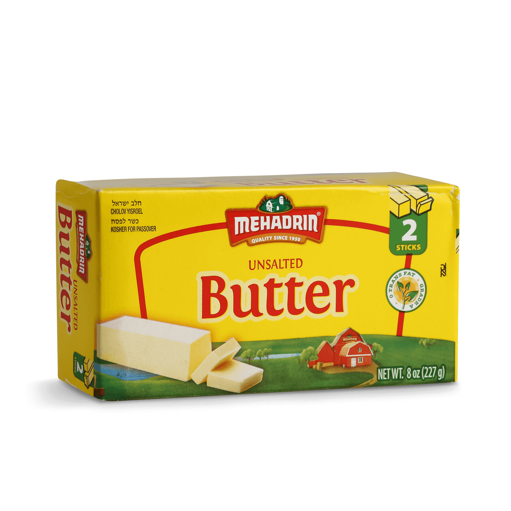 Butter Sticks, 2 pack / 8 Oz. Mehadrin Dairy