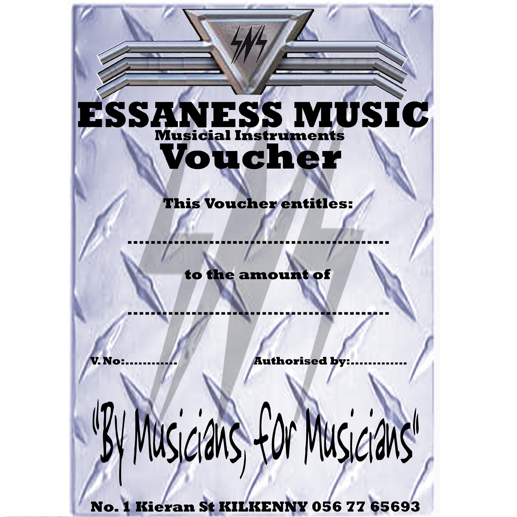 Vouchers Essaness Music Kilkenny