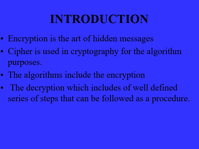 Encryption The Art of Hidden Messages, Power Point Presentation Example