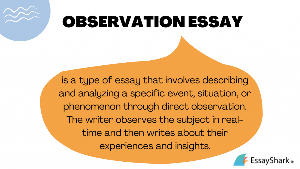 How to Write an Observation Essay Writing Steps, Sample and Tips