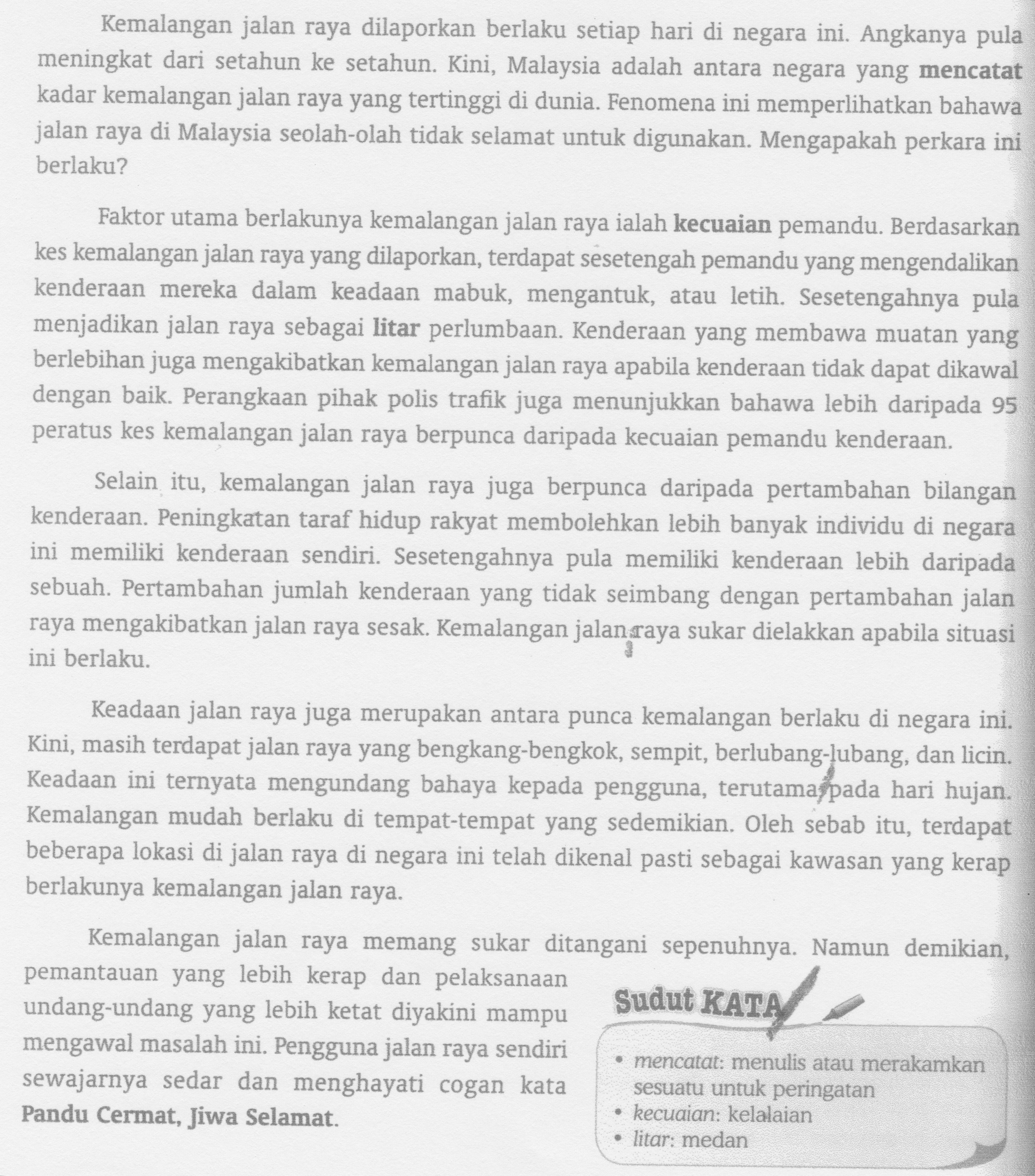 Faktor Berlakunya Kemalangan Jalan Raya Onsortz