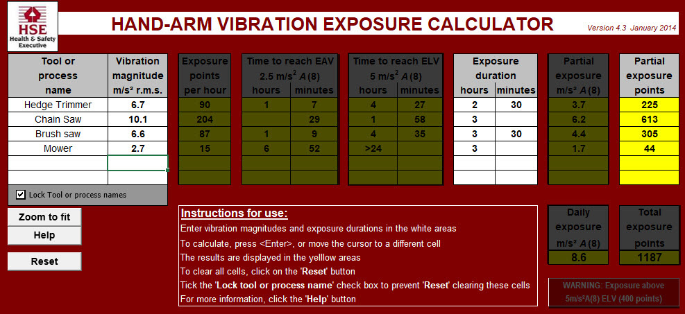 How to minimise the risks of Hand Arm Vibration exposure through 'job