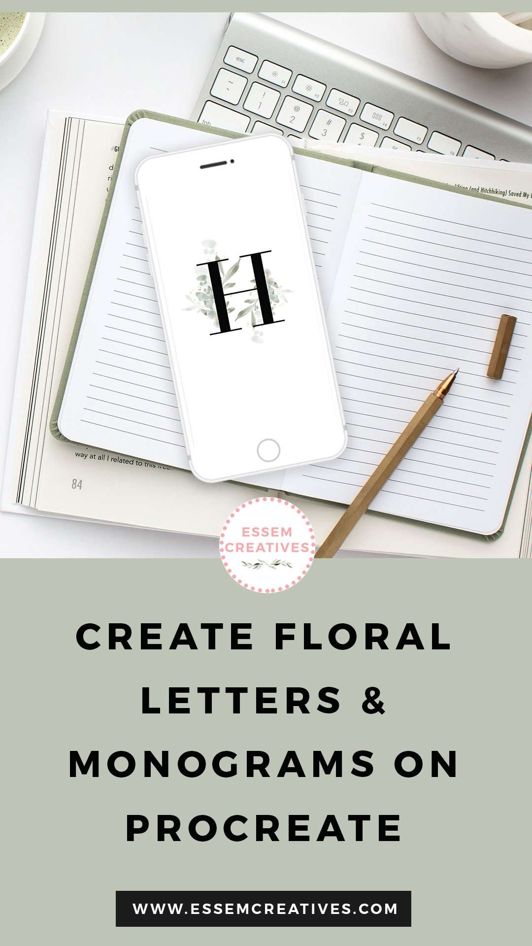 Instagram highlights on whole foods profile. Create Floral Alphabet Monogram Letters On Procreate Insta Story Highlight Covers Tutorial Essem Creatives Watercolor Clipart Business Branding