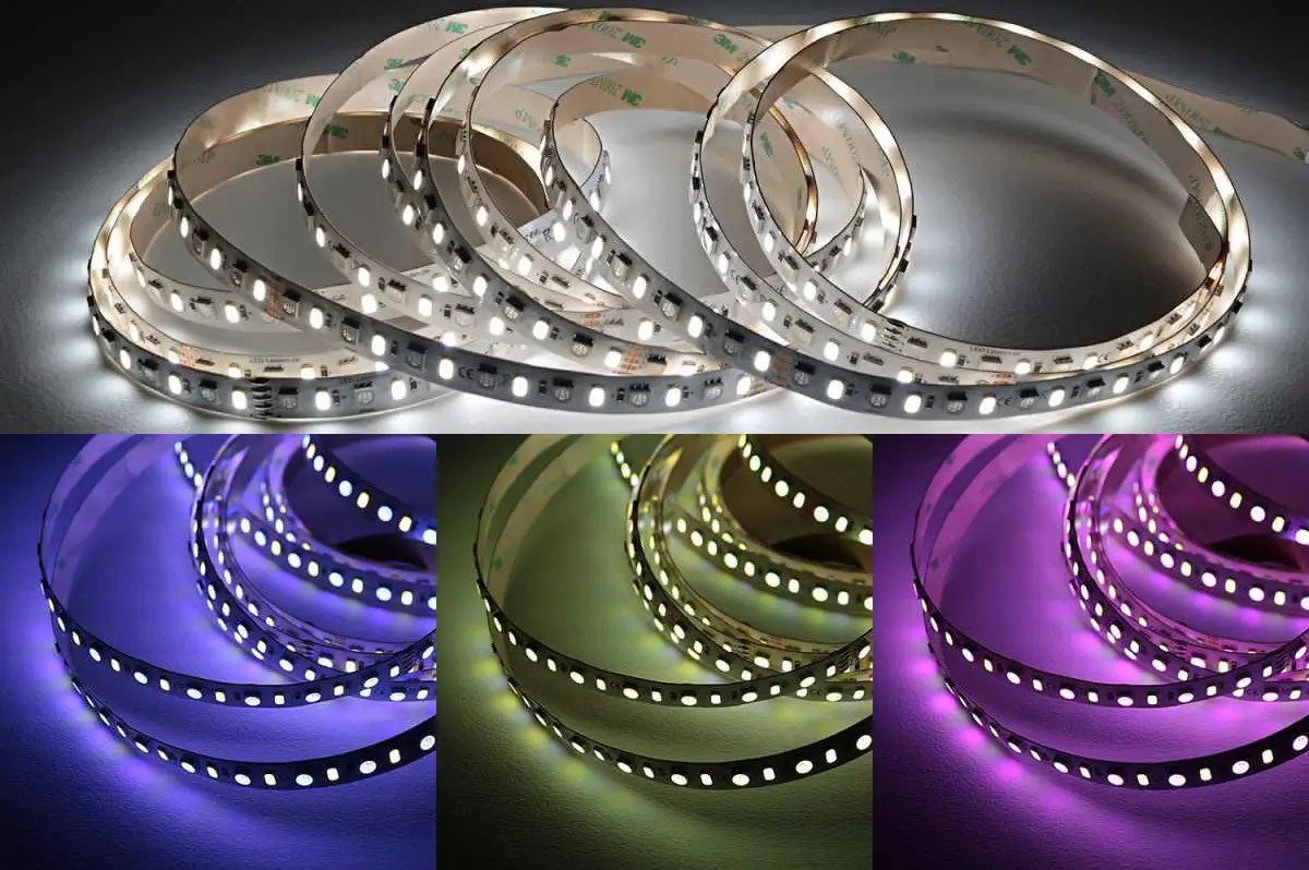 RGB versus RGBW versus RGBIC versus RGBCCT LEDstripverlichting