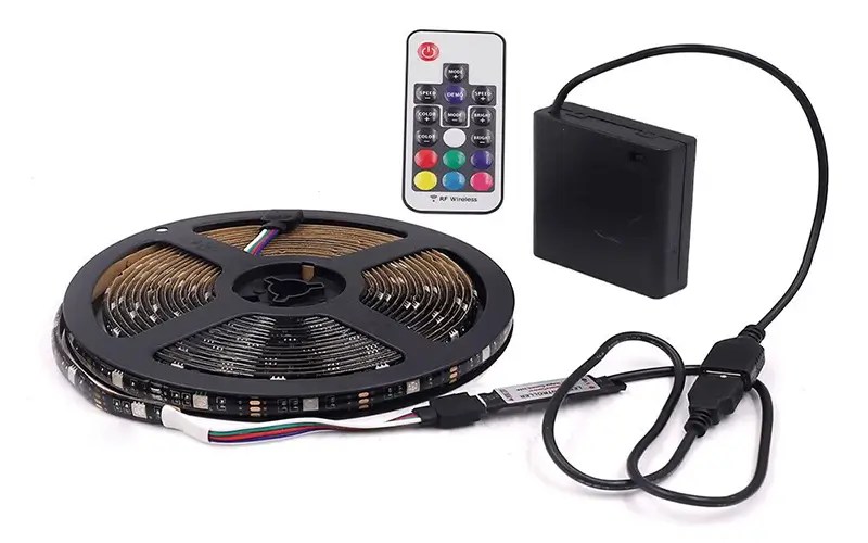 How to Power LED Strip Lights Without an Outlet?