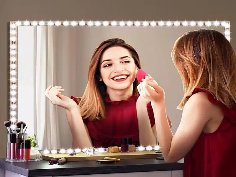 How to Install LED Strip Lights Around a Mirror? Essenled Lighting