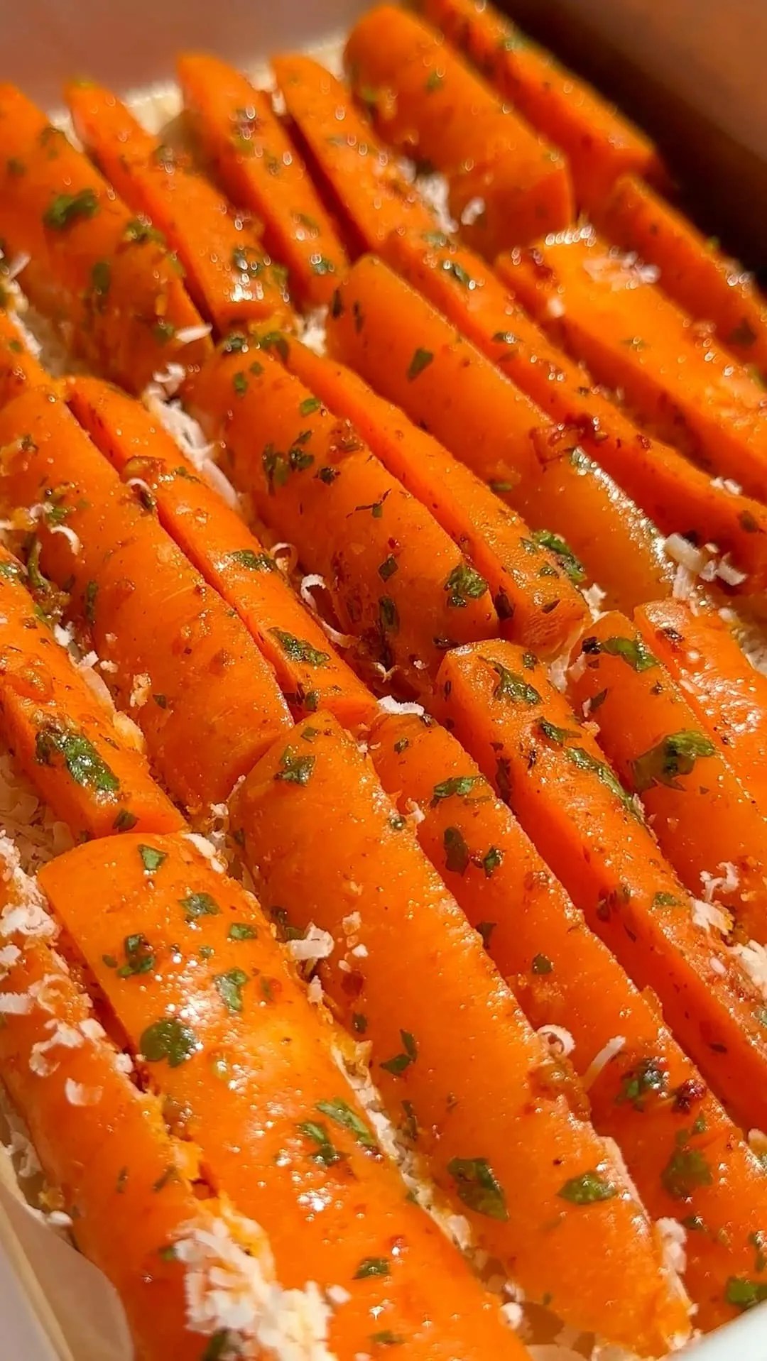 Crispy Parmesan Carrots Deliciously Simple Side Dish