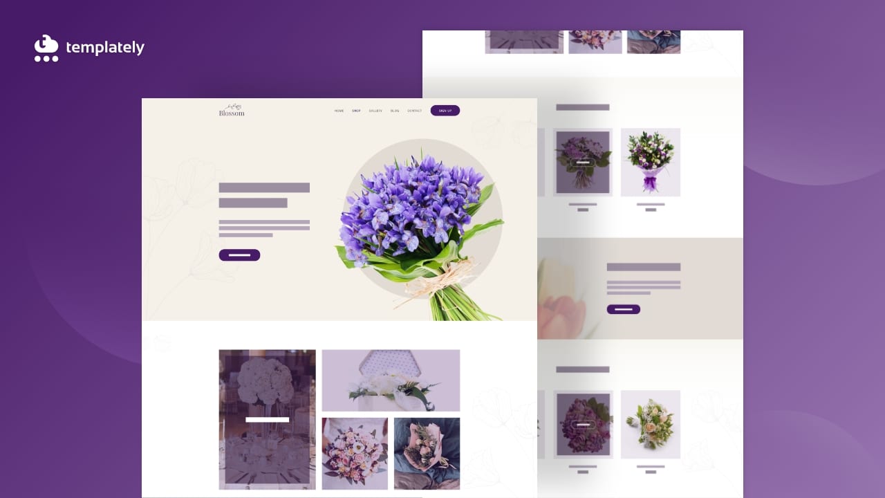 Flower site Templates Best Flower Site