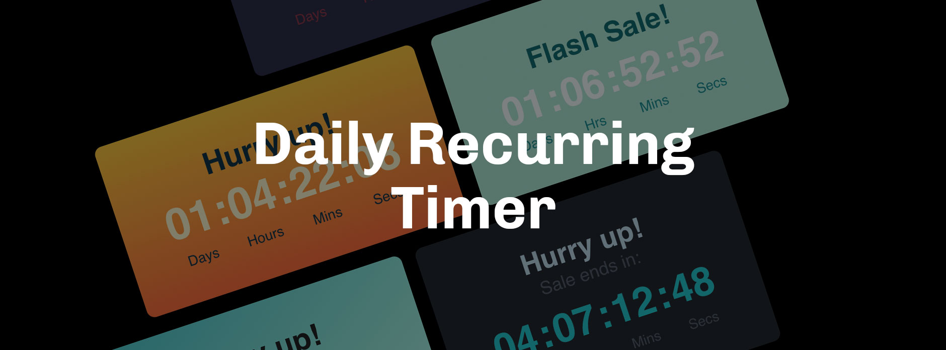 Daily Recurring Timer Shopify Essential Countdown App