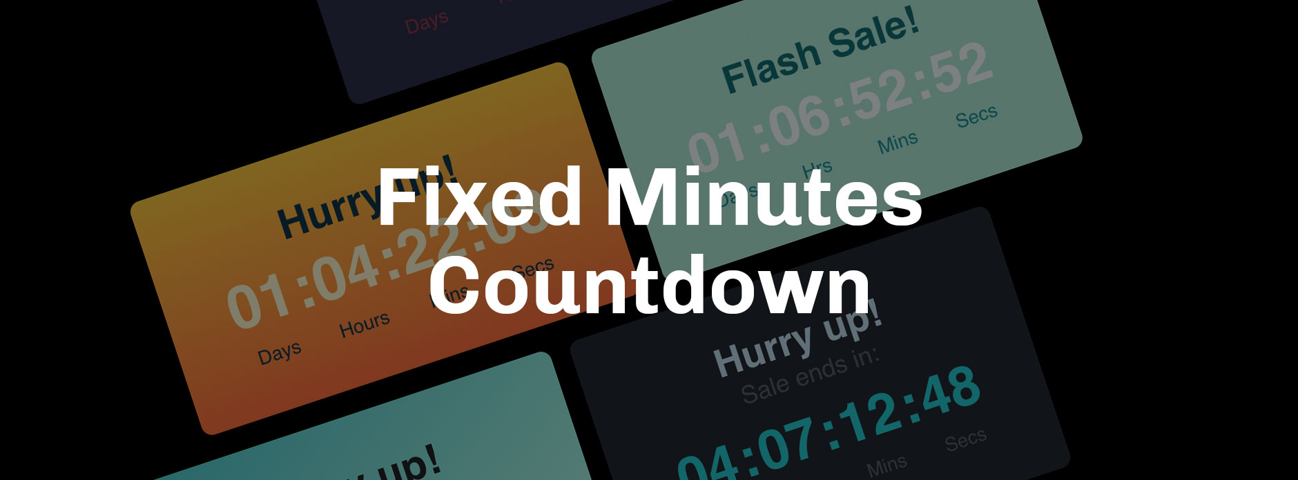 Fixed minutes countdown Shopify Essential Countdown App Essential Apps