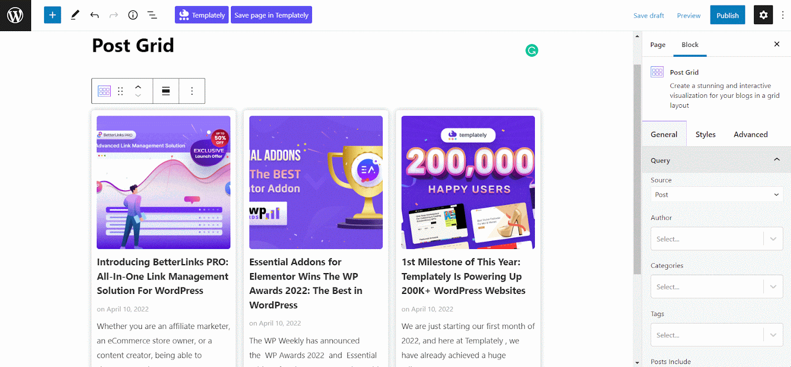 EB Post Grid Essential Blocks