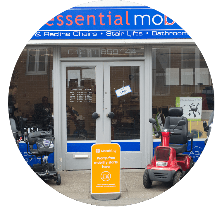 Essential Mobility Showrooms in Barnstaple & Bideford Mobility