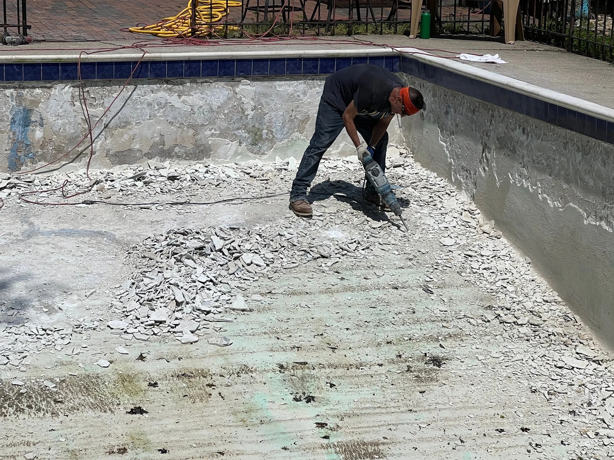 Project One Restoration Before and After Essential Pools LLC Top