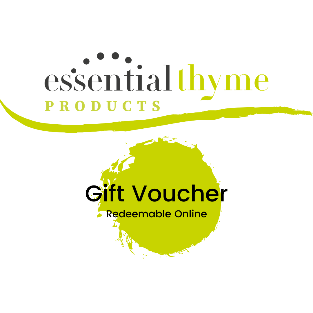 Essential Thyme Products Gift Vouchers Essential Thyme