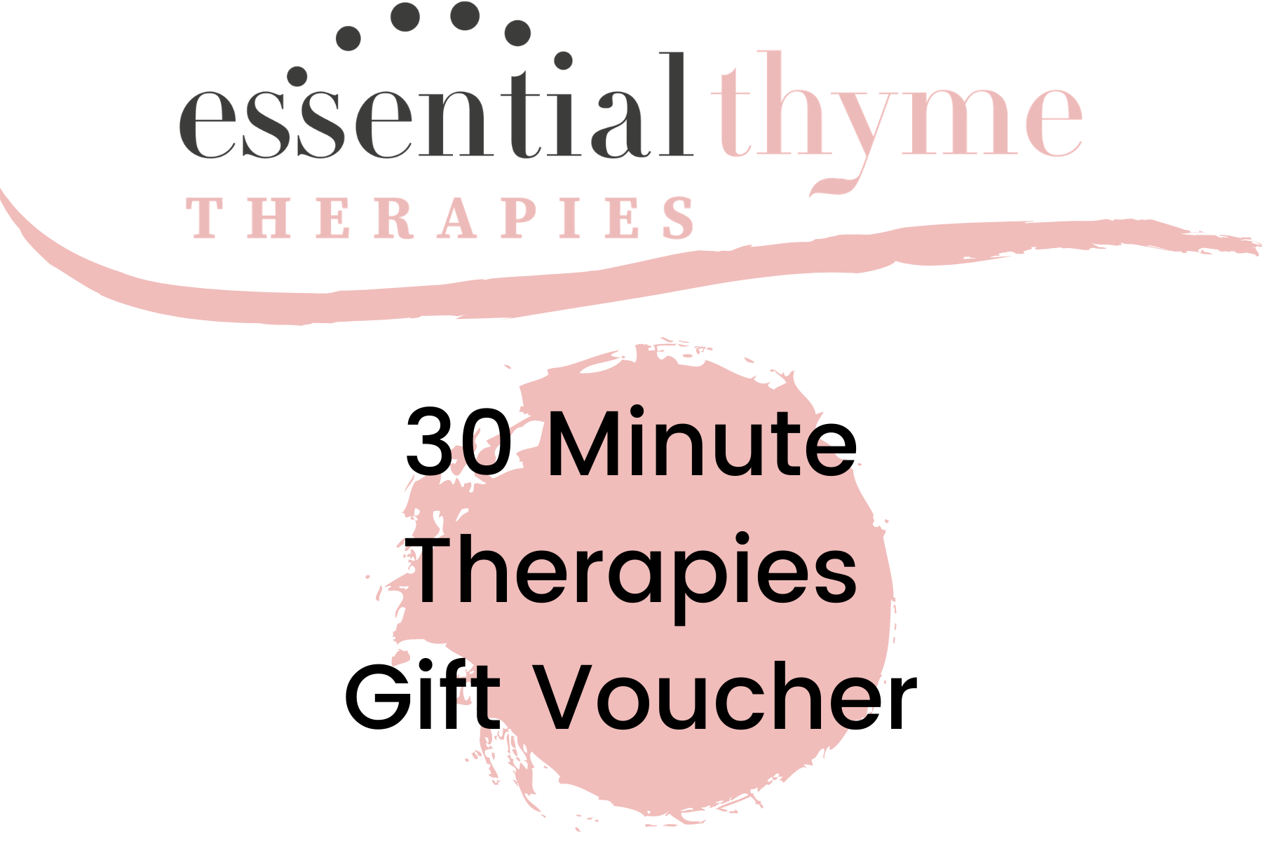 Essential Thyme Therapies Vouchers Essential Thyme