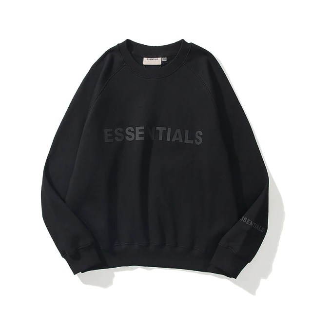 Essentials Sweatshirt Black Essentials Sweatshirt Limited Stock