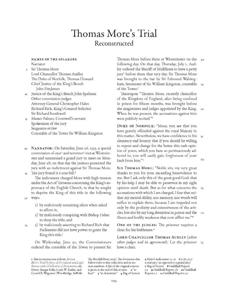 Features The Essential Works of Thomas More