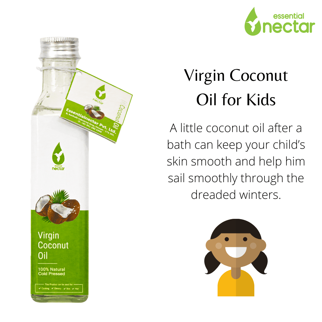 Benefits of Virgin Coconut Oil for Kids Essentialnectar