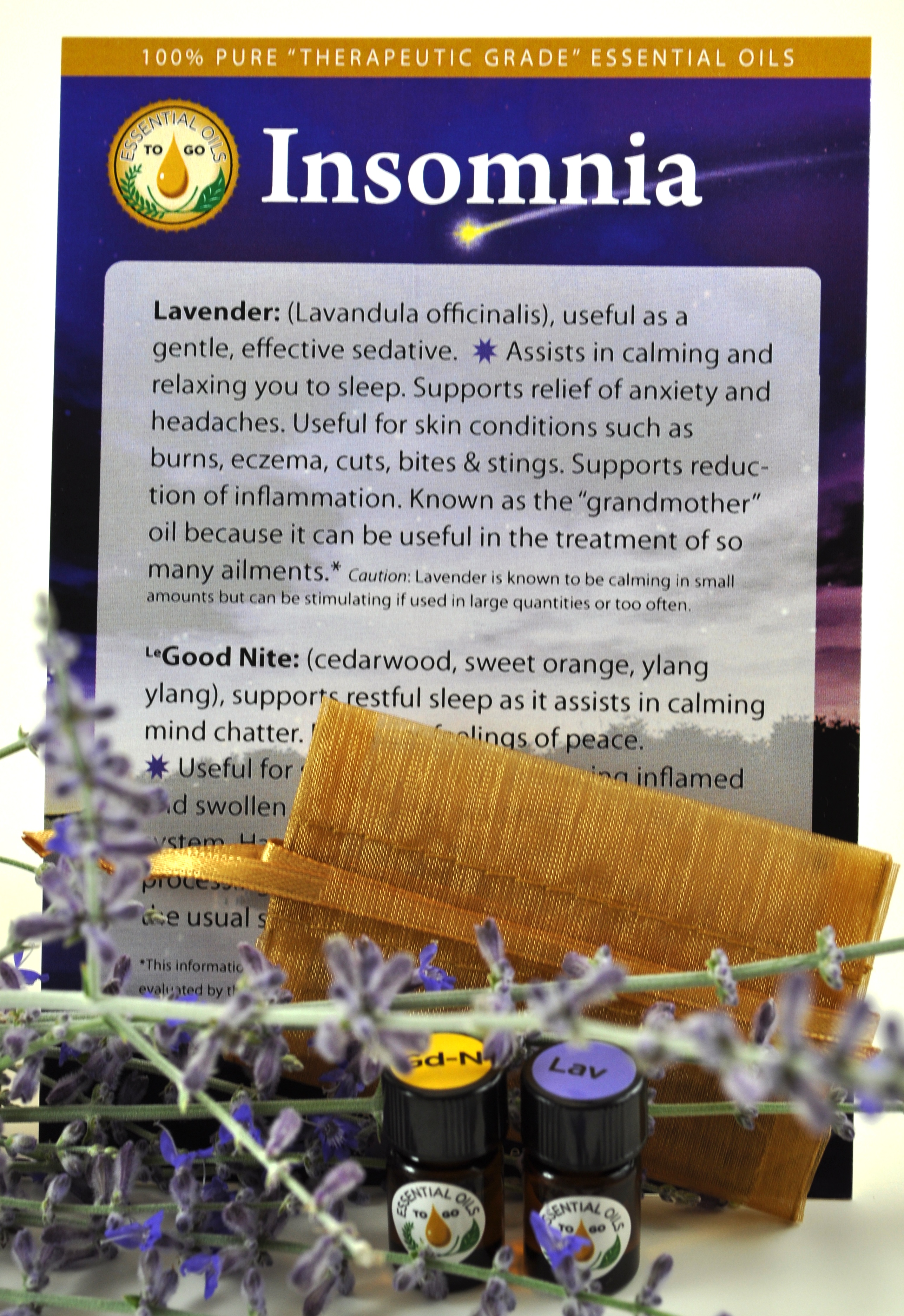 Insomnia Kit Essential Oils to Go