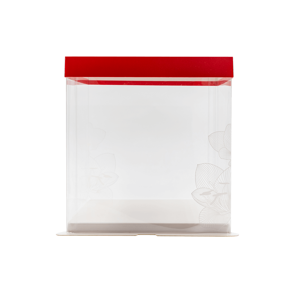 Cake Box Two Tier (Red) ESSENTIALS MY Impossibly Good Ingredients