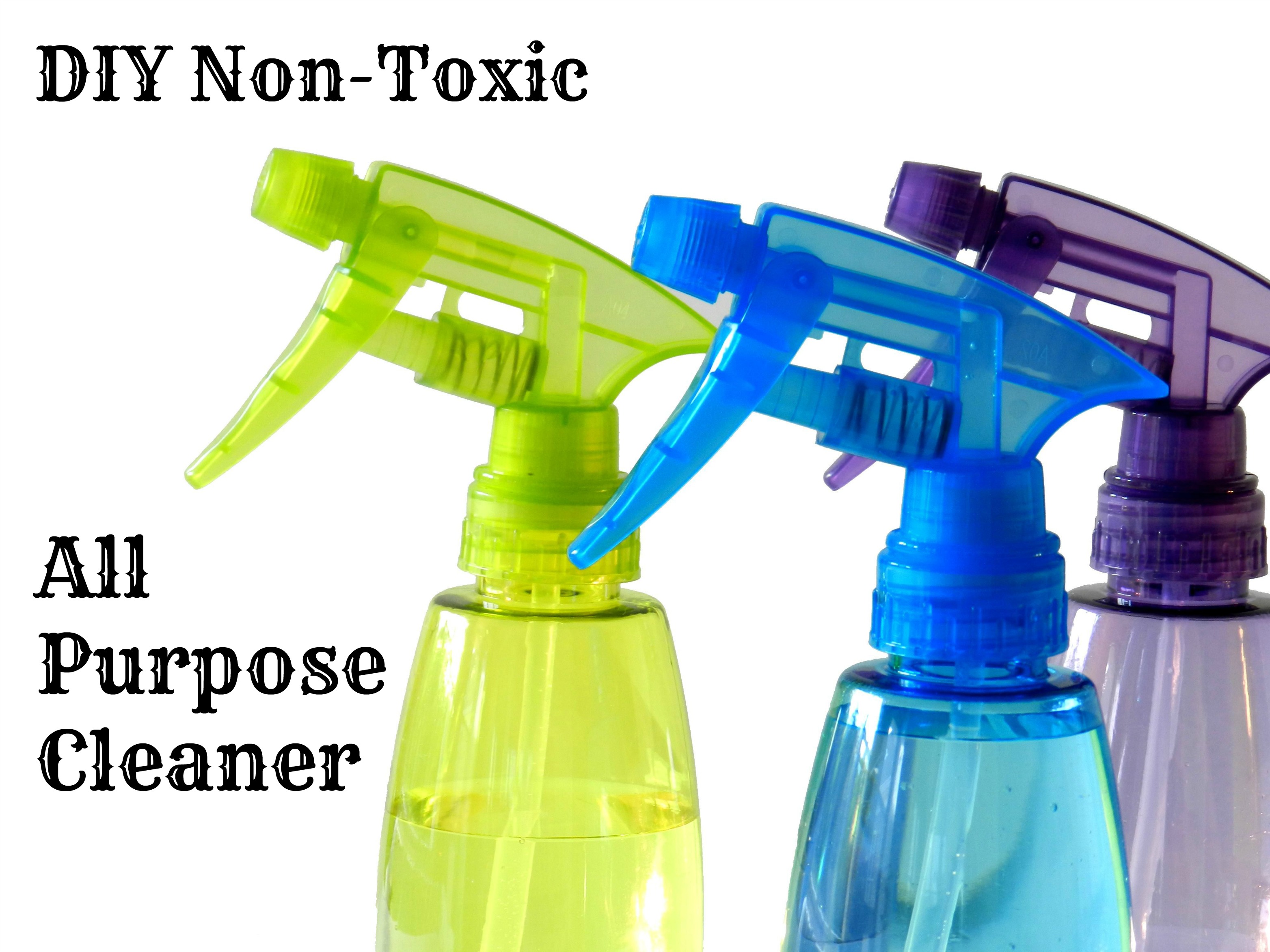 DIY NonToxic All Purpose Cleaner in a Jiff