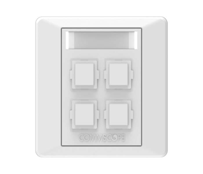 CommScope FPUSBS4PW 4Port Flush Mount Essential Solutions