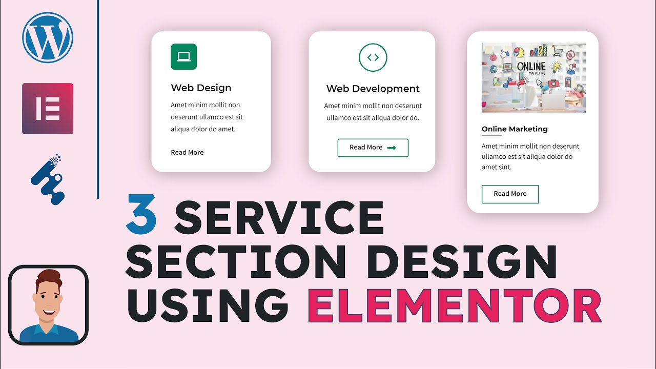 How to use Elementor WordPress for service section design