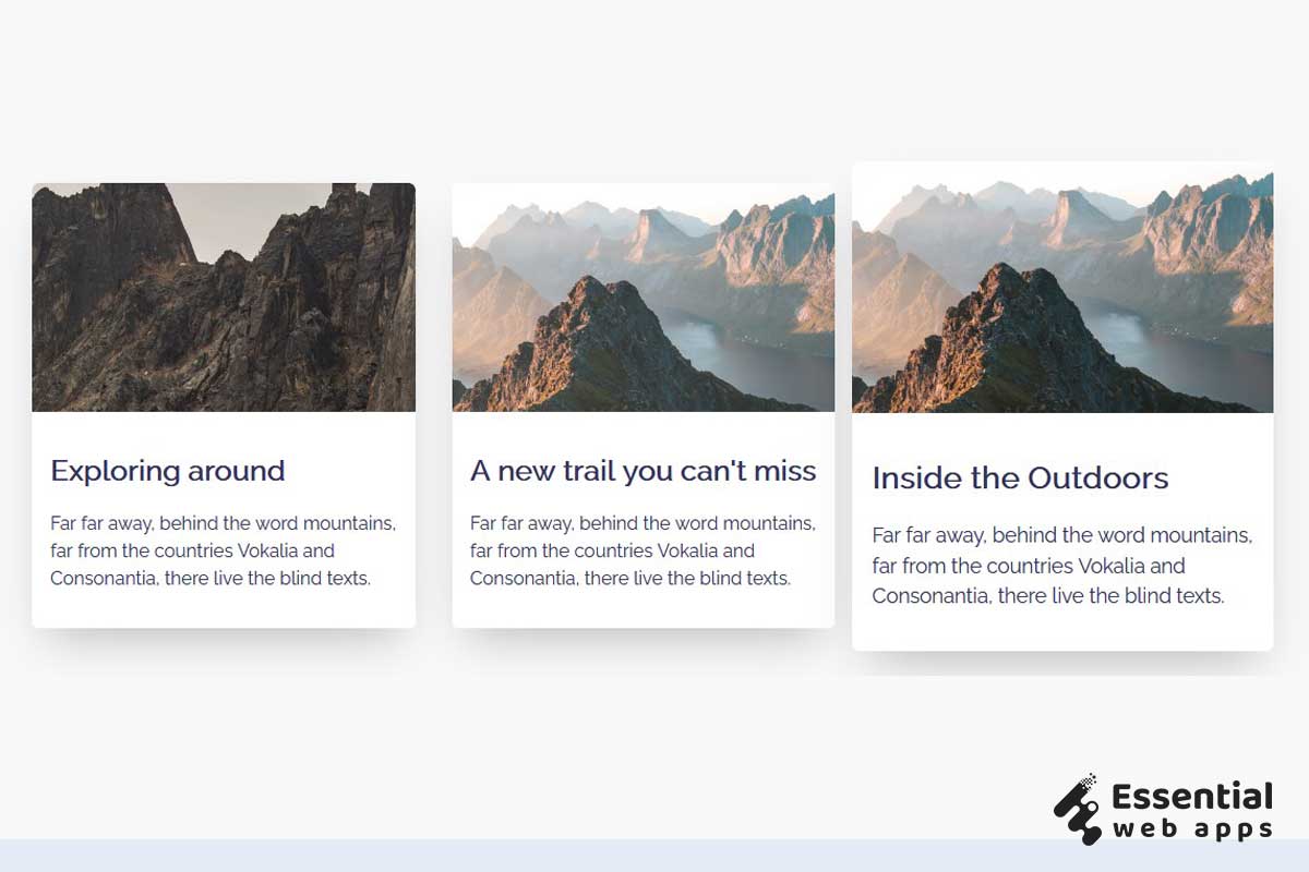 10+ CSS cards (latest collection) Essential  Apps