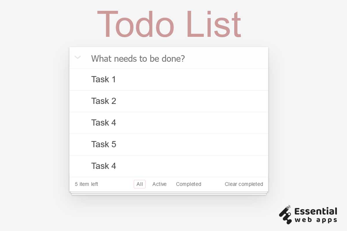 10+ JavaScript ToDo List (latest collection) Essential  Apps
