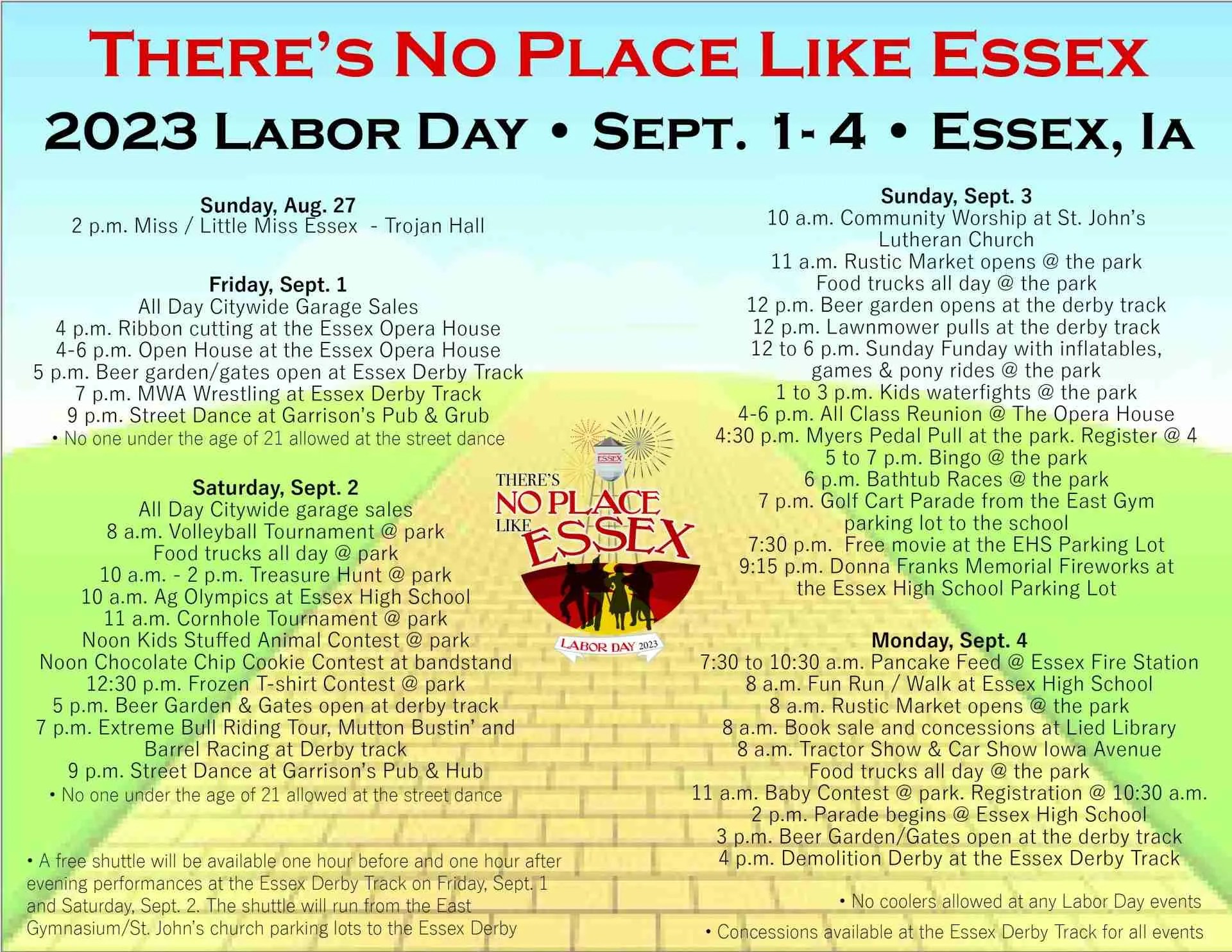 2023 Essex Labor Day Celebration Essex Educational Foundation