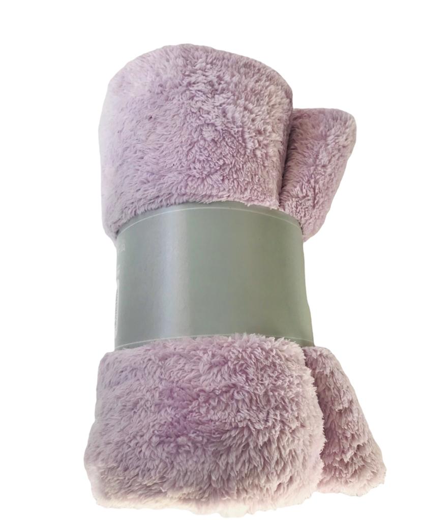 Brushed Sherpa Blanket .180cm x 200cm Essops