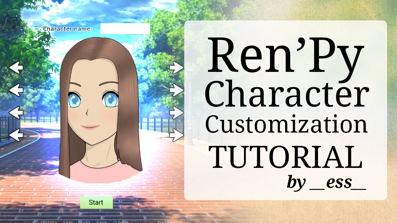 Ren'Py Character Customization Tutorial __ess__ Ren'Py Tutorials