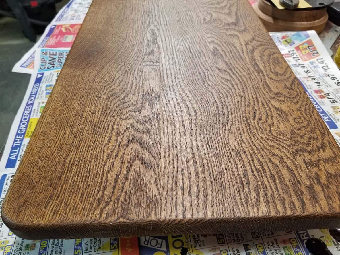 Red Oak with Dark Walnut Stain page sep sitename ES&S