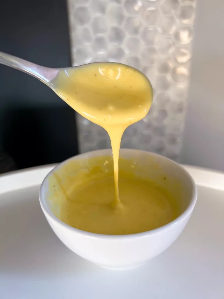 Vegan Honey Mustard Sweet & Tangy Dressing Essy Cooks